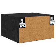 Нощен шкаф 2 pcs Черния дъб 35 x 35 x 20 см Инженерно дърво