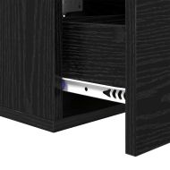 Нощен шкаф 2 pcs Черния дъб 35 x 35 x 20 см Инженерно дърво