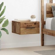 Нощен шкаф Старо дърво 35 x 35 x 20 см Инженерно дърво