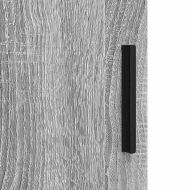 Шкаф за баня Сив Сонома 61 x 35 x 64 см Инженерно дърво & Метал