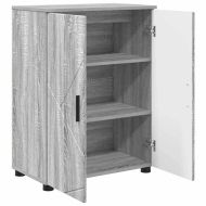 Шкаф за баня Сив Сонома 60 x 35 x 80 см