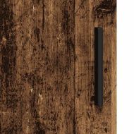 Шкаф за баня със съхранение с врата Старо дърво 60 x 35 x 80 см