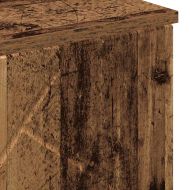 Шкаф за баня със съхранение с врата Старо дърво 60 x 35 x 80 см