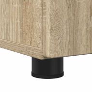 Шкаф за баня Сонома дъб 30 x 35 x 95 см Инженерно дърво & Метал