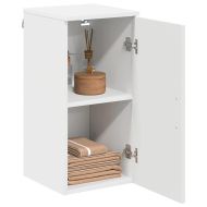 Шкаф за баня Бяло 30 x 31,5 x 61 см Инженерно дърво & Метал