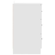 Нощен шкаф Бяло 38 x 38 x 66 см Инженерна дървесина
