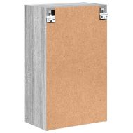 Шкаф за баня Монтиране на стена Сив Сонома 39 x 23,5 x 65 см
