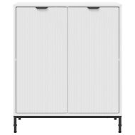 Служебен шкаф Бяло 69,5 x 33 x 82 см Инженерно дърво