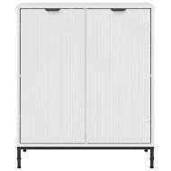 Служебен шкаф Лъскаво бяло 69,5 x 33 x 82 см Инженерно дърво