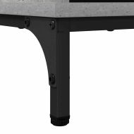 Служебен шкаф Циментено сиво 79,5 x 33 x 82 см Инженерно дърво