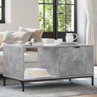 Масичка за кафе Циментено сиво 90 x 49 x 46 см Инженерно дърво