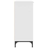 Служебен шкаф с чекмедже Бяло 89,5 x 33 x 82 см Инженерно дърво