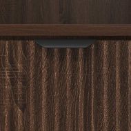 Нощен шкаф 2 pcs Кафяв дъб 49 x 36 x 61 см Инженерно дърво