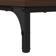 Нощен шкаф 2 pcs Кафяв дъб 49 x 36 x 61 см Инженерно дърво