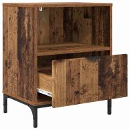 Нощен шкаф 2 pcs Старо дърво 49 x 36 x 61 см Инженерно дърво