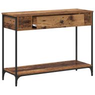 Конзолна маса Старо дърво 100 x 34.5 x 75 см