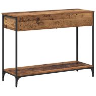 Конзолна маса Старо дърво 100 x 34.5 x 75 см