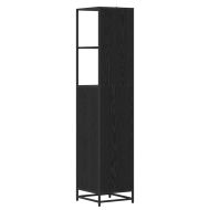 Комплект мебели за баня с рафт Черния дъб 35 x 37,5 x 166 см