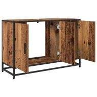 Шкаф за баня Старо дърво 90 x 33 x 60 см Инженерно дърво