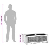 Клетка за хамстери 104x52x38 см масивна ела