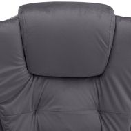 Офис стол, тъмносив, кадифе