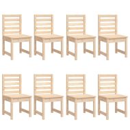 Градински трапезен комплект от 11 части, бор масив