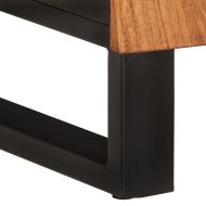 Комплект мебели за баня, 3 части, масивна акациева дървесина