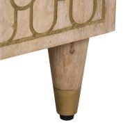 Странични шкафове 3 бр 60x33x75 см манго масивно дърво