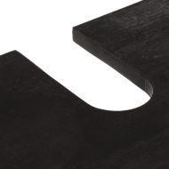 Комплект мебели за баня, 2 части, масивна мангова дървесина