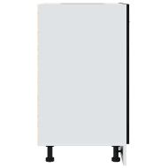 Долен шкаф Черен дъб 60x46x81,5 см Инженерна дървесина
