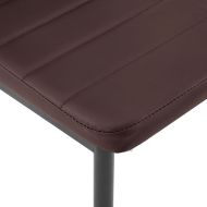 Трапезен комплект, пет части, кафяв