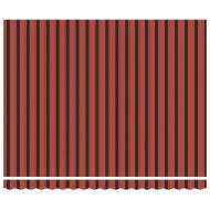 Прибираща се тента Жълт и оранжев 400 × 350 cm