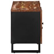 ТВ шкаф, 105x33,5x46 см, масивно регенерирано и инженерно дърво