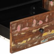 ТВ шкаф, 105x33,5x46 см, масивно регенерирано и инженерно дърво