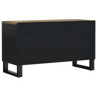 ТВ шкаф, 80x33x46 см, масивно мангово и инженерно дърво
