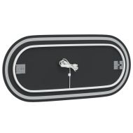 LED огледало за баня, 100x45 см, овално