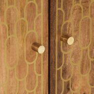 Шкаф за баня 62x33x58 см масивно мангово дърво