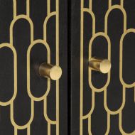 Шкаф за баня 62x33x58 см масивно мангово дърво