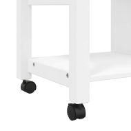 Кухненска количка "MONZA" 84x40x88,5 см борово дърво масив