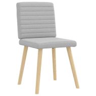 Трапезни столове 2 бр Cloud сив плат