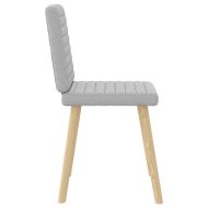 Трапезни столове 2 бр Cloud сив плат