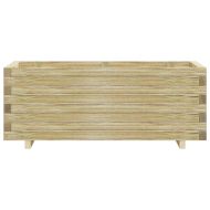 Повдигната леха, 100x50x40 см, дървена, правоъгълна