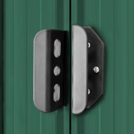 Градинска барака, зелена, метал