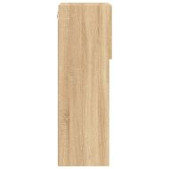 ТВ шкафове с LED осветление 2 бр дъб сонома 40,5x30x90 см