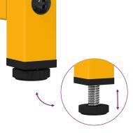 Висока дъска Горчица Жълто 68x39x123 cm Стомана