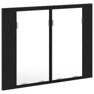 Шкаф с огледало за баня Черния дъб 60 x 12 x 45 см