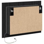 Шкаф с огледало за баня Черния дъб 60 x 12 x 45 см