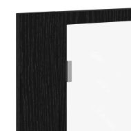 Шкаф с огледало за баня Черния дъб 60 x 12 x 45 см