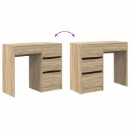 Бюро с чекмедже Сонома дъб 90 x 37.5 x 75 см Инженерно дърво