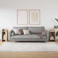 Странични маси с рафт, 2 бр, дъб сонома, 25,5x27x60 см